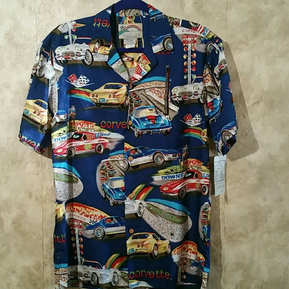 Paradise Found Other - NEW Paradise Found Hawaiian Corvette Button Down